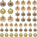BOMBKA DEKORACYJNA PLASTIKOWA BEZPIECZNA 46SZT MICA COPPER