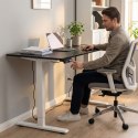 Biurko elektryczne regulowane 120x60 cm regulacja wysokości 72-117 cm ModernHome