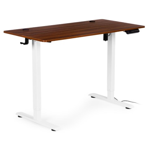 Biurko elektryczne regulowane 120x60 cm regulacja wysokości 72-117 cm ModernHome