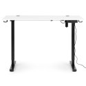 Biurko elektryczne regulowane 120x60 cm regulacja wysokości 72-117 cm ModernHome