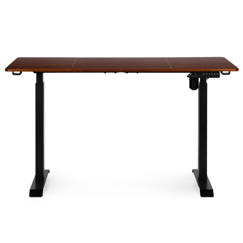 Biurko elektryczne regulowane 140x70 cm regulacja wysokości 76-121 cm ModernHome