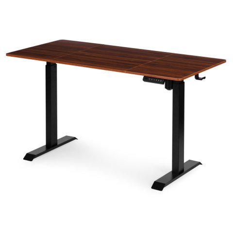 Biurko elektryczne regulowane 140x70 cm regulacja wysokości 76-121 cm ModernHome