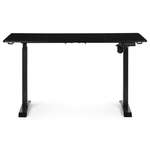 Biurko elektryczne regulowane 140x70 cm regulacja wysokości 76-121 cm ModernHome