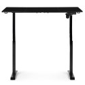 Biurko elektryczne regulowane 140x70 cm regulacja wysokości 76-121 cm ModernHome