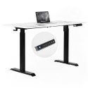 Biurko elektryczne regulowane 140x70 cm regulacja wysokości 76-121 cm ModernHome