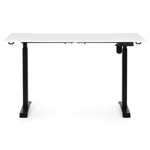 Biurko elektryczne regulowane 140x70 cm regulacja wysokości 76-121 cm ModernHome