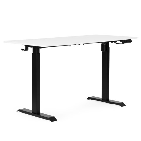Biurko elektryczne regulowane 140x70 cm regulacja wysokości 76-121 cm ModernHome