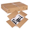 Mobilne biurko regulowane 70x48 cm stolik pod laptopa regulacja wysokości 71,5-112 cm czarne ModernHome