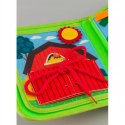 Sensoryczna książeczka dla dzieci farma zwierzątka na rzepy Montessori