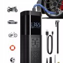 Akumulatorowa pompka elektryczna mini kompresor samochodowy flashlight SOS