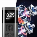 Akumulatorowa pompka elektryczna mini kompresor samochodowy flashlight SOS