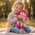 LALKA PRZYTULANKA SZMACIANKA Z DŻWIĘKIEM CIEMNY RÓŻ