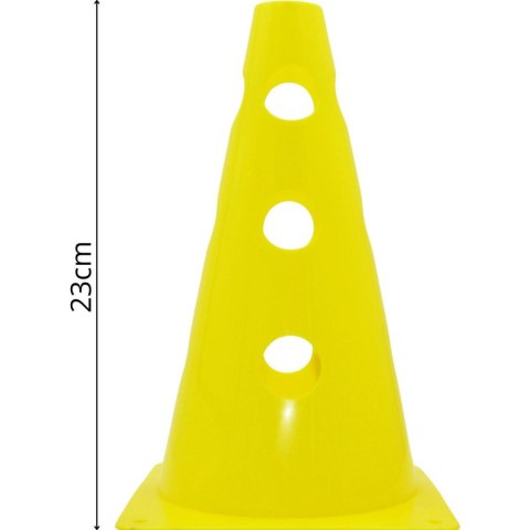 PACHOŁEK 23 CM Z OTWORAMI ŻÓŁTY
