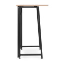 Biurko komputerowe składane 80x45 cm stolik pod laptopa loft jasny dąbModernHome