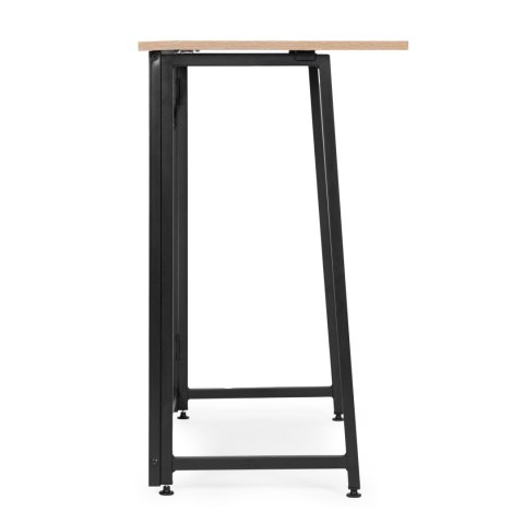 Biurko komputerowe składane 80x45 cm stolik pod laptopa loft jasny dąbModernHome