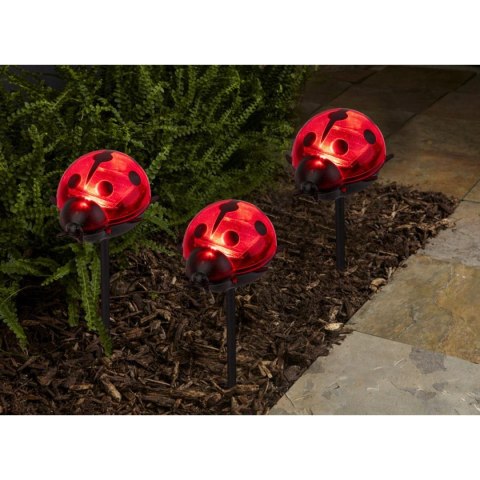 LAMPA SOLARNA BIEDRONKA 1 LED 5x7,5x13CM