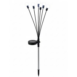 LAMPA SOLARNA TAŃCZĄCE NA WIETRZE KULECZKI BIAŁE 6 LED 72CM ZIMNY BIAŁY
