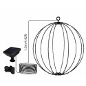 LAMPA SOLARNA WISZĄCA KULA 30CM 120 LED MULTIKOLOR