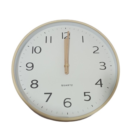 ZEGAR ŚCIENNY DUŻY CICHY OKRĄGŁY 30cm NOWOCZESNY CZYTELNY NA ŚCIANĘ PŁYNĄCY