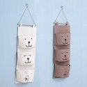 2x Organizer Wiszący do Pokoju Dziecka Kieszeń na Zabawki do łazienki 60 cm