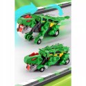 Ciężarówka dinozaur T-rex wyrzutnia zjeżdżalnia + 2 resoraki połykacz autka