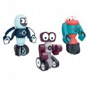 Klocki magnetyczne dla dzieci roboty 21 elementów kosmiczna zabawa