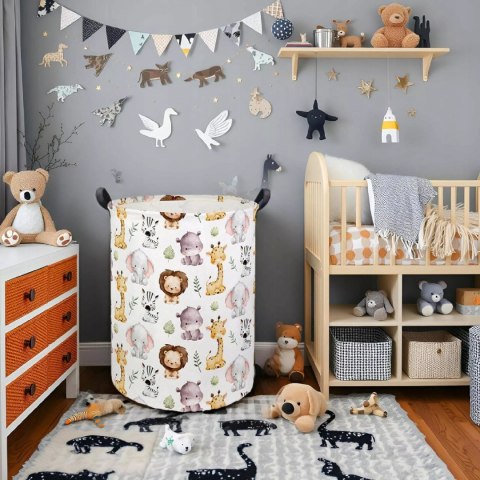 Kosz organizer na zabawki 40x50 cm dla dzieci do pokoju dziecięcego