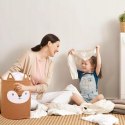 Kosz organizer na zabawki 60L dla dzieci pojemnik zamykany Lisek