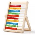 Liczydło Drewniane Stojące Edukacyjne dla Dzieci Nauka Liczenia Matematyki
