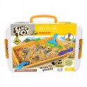 Piasek Kinetyczny dla dzieci Magiczny Plac Budowy 1,5 kg Maszyny Foremki 3+