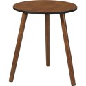 STOLIK KAWOWY 40x40x41CM BLAT DREWNIANY