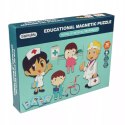 Tablica suchościeralna magnetyczna układanka lekarz doktor edukacyjna