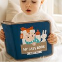 Książeczka filcowa dla dzieci odczepiane elementy rzepy Montessori tablica