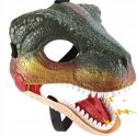 Maska dinozaur T-rex z dźwiękiem ruchoma paszcza bal kostium dla dzieci