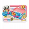 Piasek Kinetyczny dla dzieci Magiczny lodziarnia 1kg lody Foremki 3+