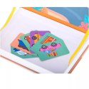 Układanka magnetyczna Montessori dla dzieci środki transportu puzzle