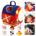 Zestaw Montessori 7w1 Farma Sensoryczna Domek 6-12 m+ dla dzieci