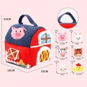 Zestaw Montessori 7w1 Farma Sensoryczna Domek 6-12 m+ dla dzieci