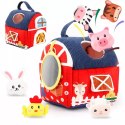 Zestaw Montessori 7w1 Farma Sensoryczna Domek 6-12 m+ dla dzieci