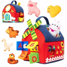 Zestaw Montessori 7w1 Farma Sensoryczna Domek Wiatrak 6-12 m+ dla dzieci