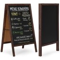 Potykacz stojak reklamowy 83x50 cm dwustronna tablica kredowa ModernHome