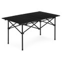 Stolik turystyczny składany 95x55 cm kempingowy z torbą czarny MultiGarden
