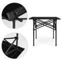 Stolik turystyczny składany 95x55 cm kempingowy z torbą czarny MultiGarden