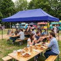 Pawilon ogrodowy eventowy automatyczny samorozkładalny namiot 3x6 m niebieski MultiGarden