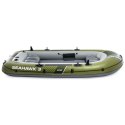 Ponton dmuchany Seahawk 3 3-osobowy pompka 2 wiosła INTEX 66333