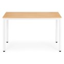 Stół do kuchni jadalni dla 4-5 osób biurko komputerowe 120x60 cm jasny dąb ModernHome