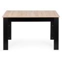 Stół prostokątny do kuchni jadalni dla 4 osób 120x80 cm dąb sonoma ModernHome