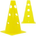 PACHOŁEK 23 CM Z OTWORAMI ŻÓŁTY