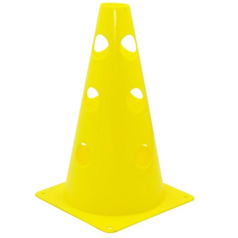 PACHOŁEK 23 CM Z OTWORAMI ŻÓŁTY