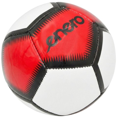 PIŁKA NOŻNA ENERO MINI 12 PANELI BIAŁO CZERWONA R.1